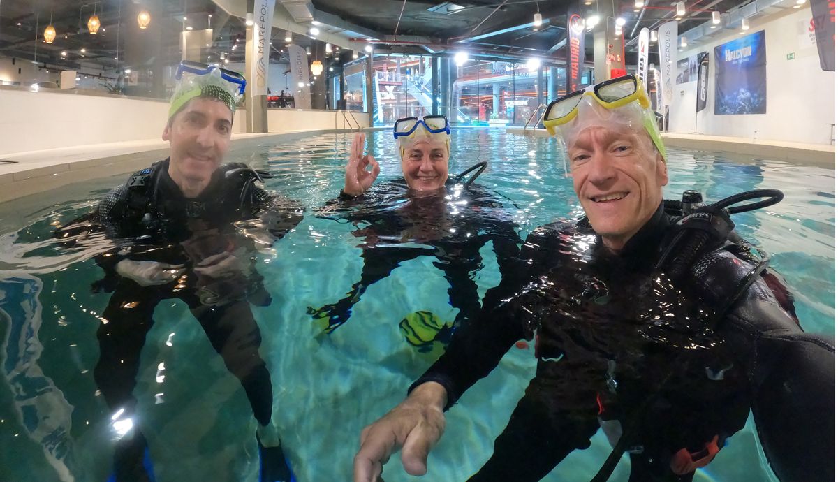 Nuestra primera experiencia de buceo en Marepolis Nuestra primera experiencia de buceo en Marepolis