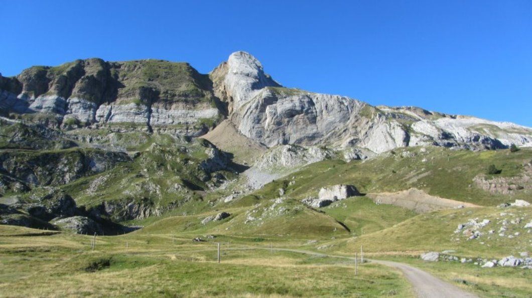 La zona de la Tuca Blanca de Candanchú en la que se perdió la pista al desafortunado trail running de sólo 22 años