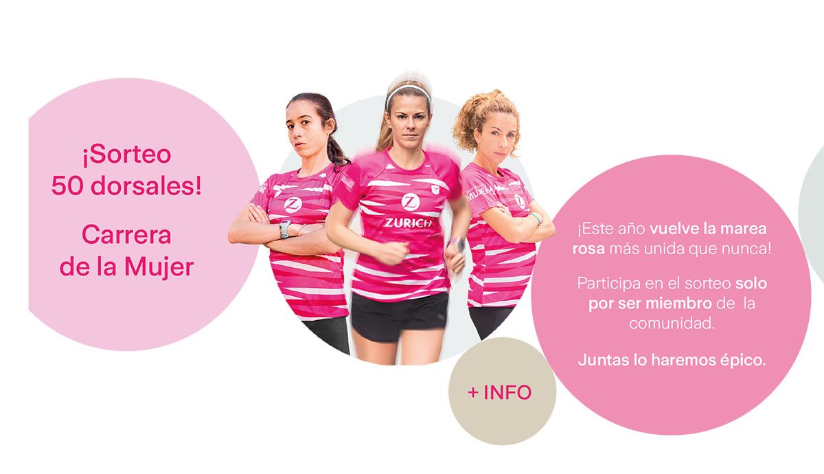 ¿Quieres ganar un dorsal para la Carrera de la Mujer?