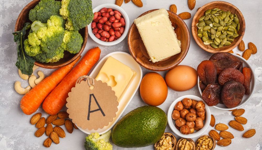 Algunos alimentos con vitamina A Algunos alimentos con vitamina A