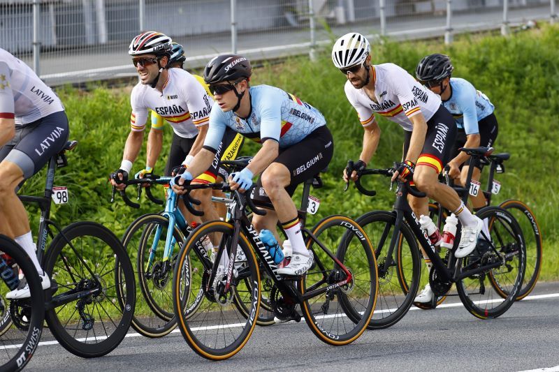 Evenepoel se dejó ver lejos de meta, pero su ataque no fructificó Evenepoel se dejó ver lejos de meta, pero su ataque no fructificó