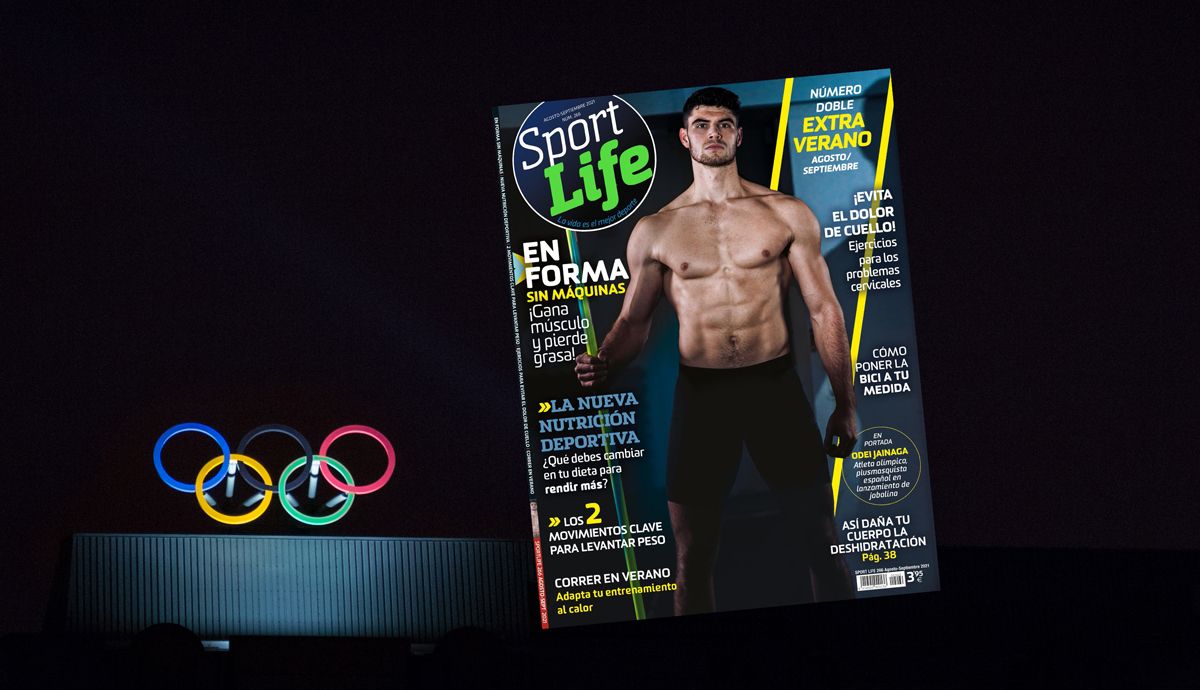 En portada de agosto Odei Jainaga, mejor marca española y atleta olímpico en lanzamiento de jabalina