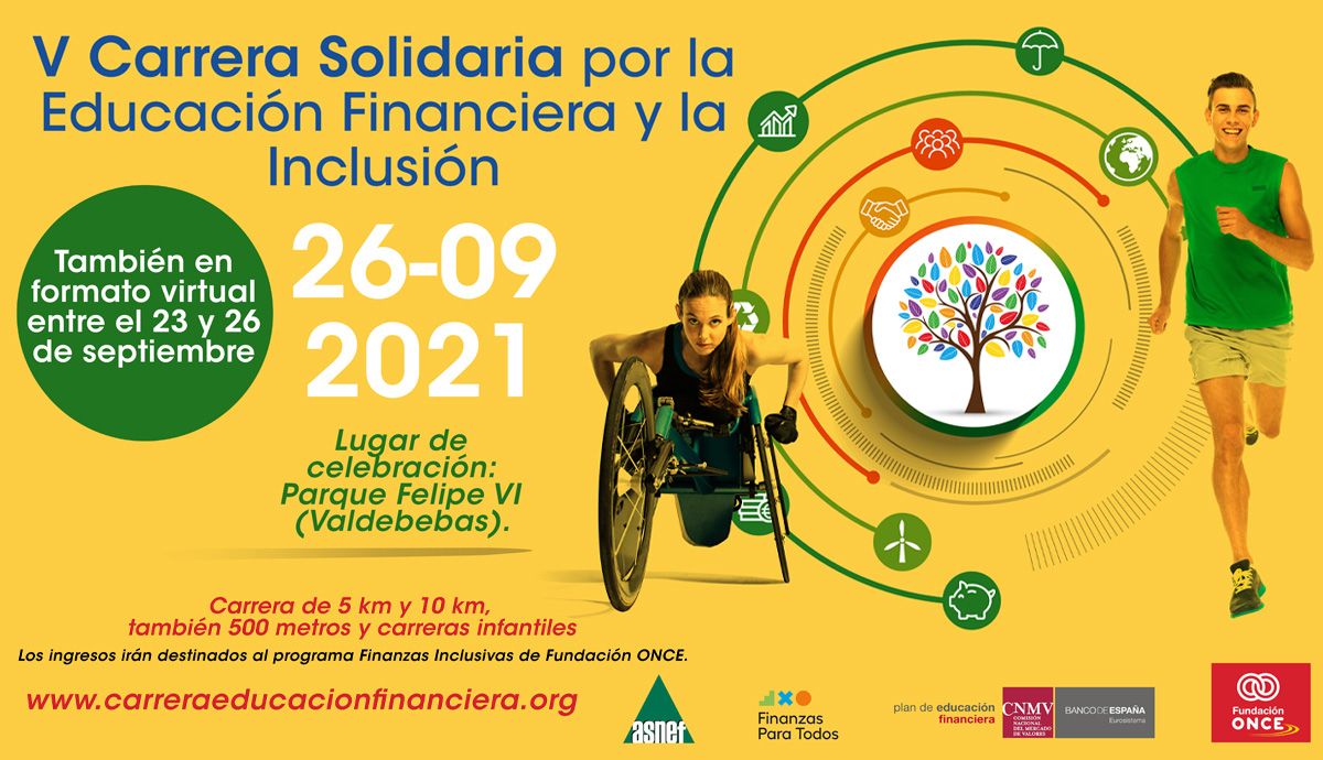 V Carrera Solidaria por la Educación Financiera y la Inclusión