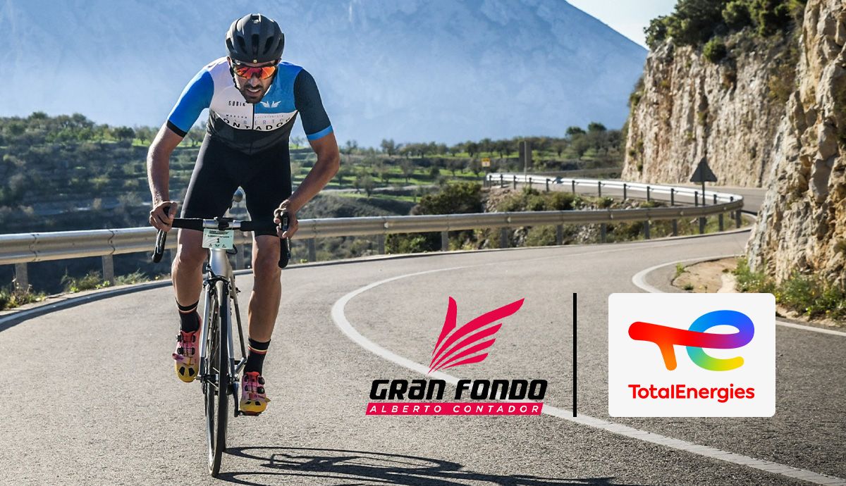 TotalEnergies apuesta por la Gran Fondo Alberto Contador.