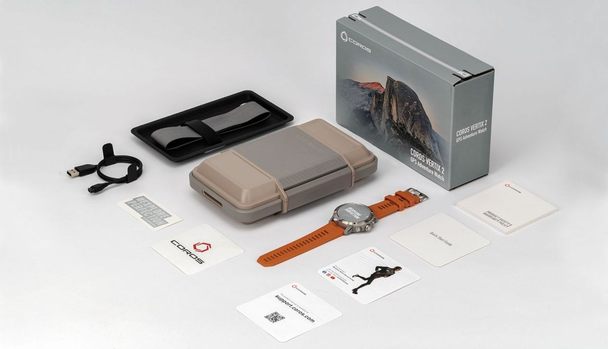 Todo esto es lo que te encontrarás en el kit del COROS VERTIX 2 Todo esto es lo que te encontrarás en el kit del COROS VERTIX 2