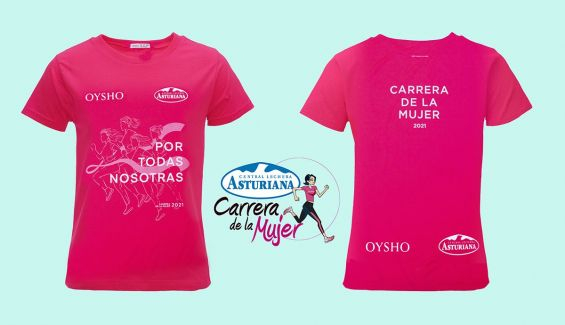 Camiseta Carrera de la Mujer 2021 Front&Back Camiseta Carrera de la Mujer 2021 Front&Back
