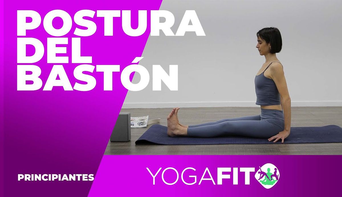 Cómo hacer la postura del Bastón o Dandasana con YogaFit 5