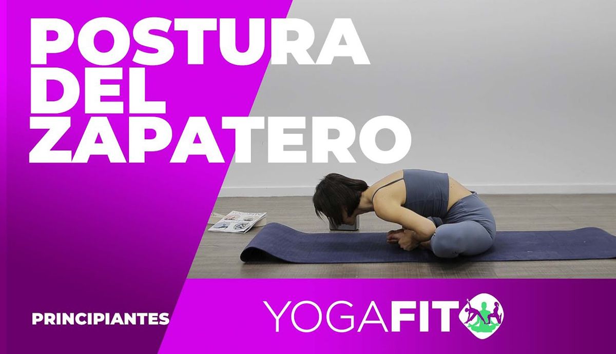 Vídeo cómo hacer la postura del Zapatero o Baddha Konasana con YogaFit 5