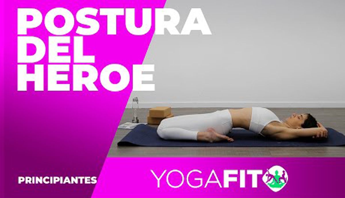 Postura del Héroe o Virasana en YogaFit 5