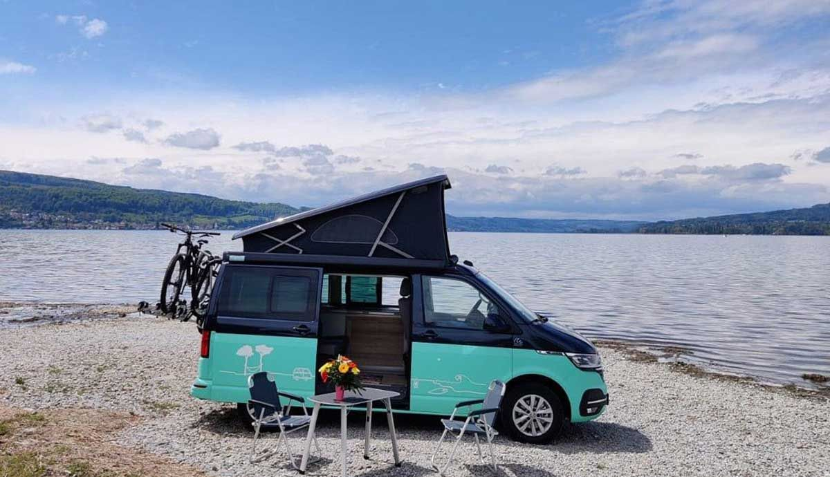camper acampada bici camper acampada bici