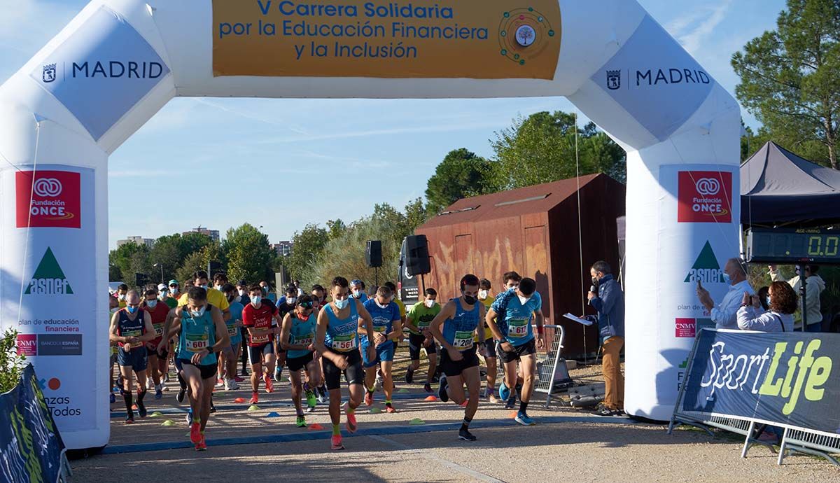 Carrera Solidaria por la Educación Financiera y la Inclusión. Philippe Mingo.