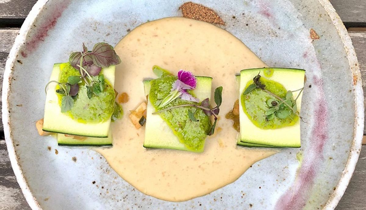 Ravioli de calabacín MasQi, foto Marta Muñoz Calero Ravioli de calabacín MasQi, foto Marta Muñoz Calero