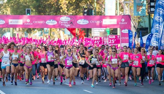 Salida de la última edición de la Carrera de la Mujer de Sevilla