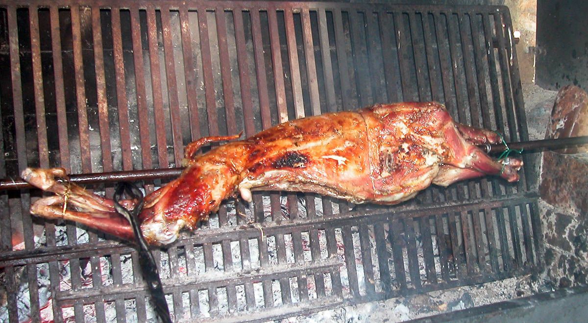 conejo asado conejo asado