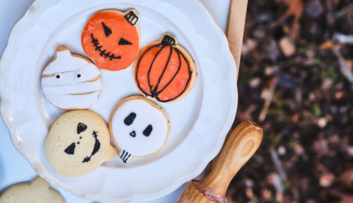 Galletas monstruo de Halloween Galletas monstruo de Halloween