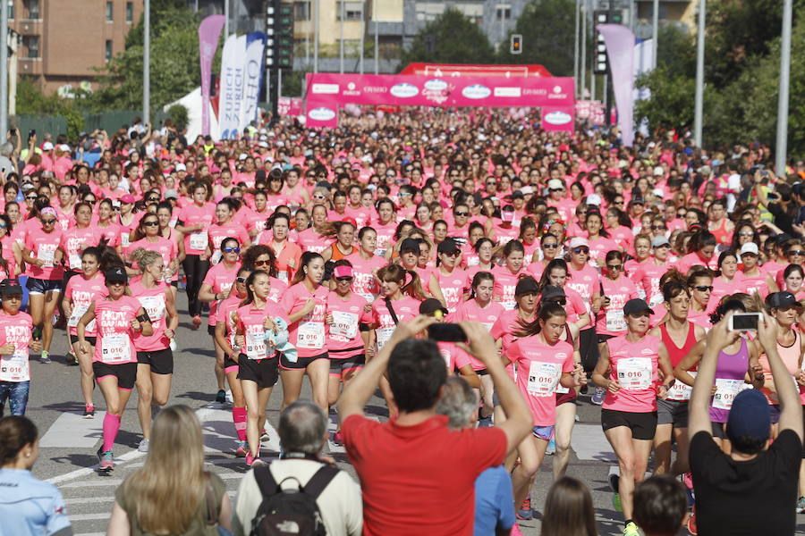 Imagen de la salida de la última edición celebrada de la Carrera de la Mujer Central Lechera Asturiana 
