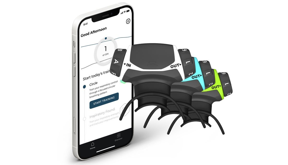 Con Airofit Active ya puedes comenzar con el entrenamiento de la respiración