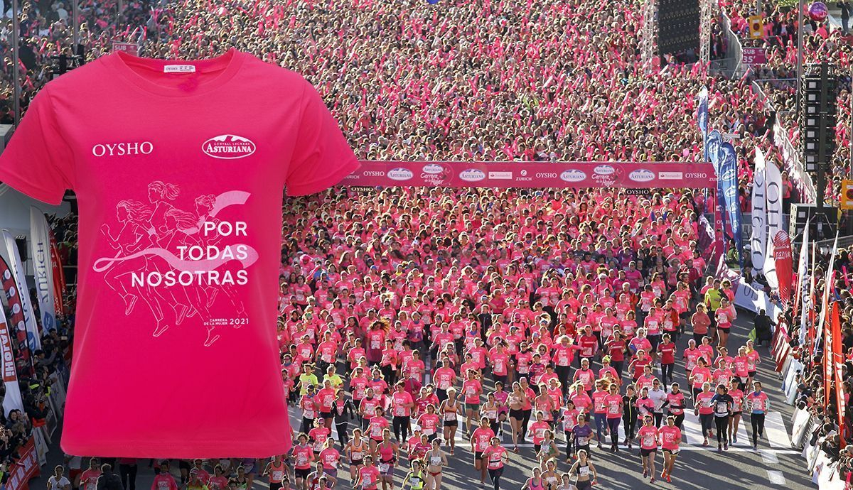 Camiseta de la carrera de la mujer