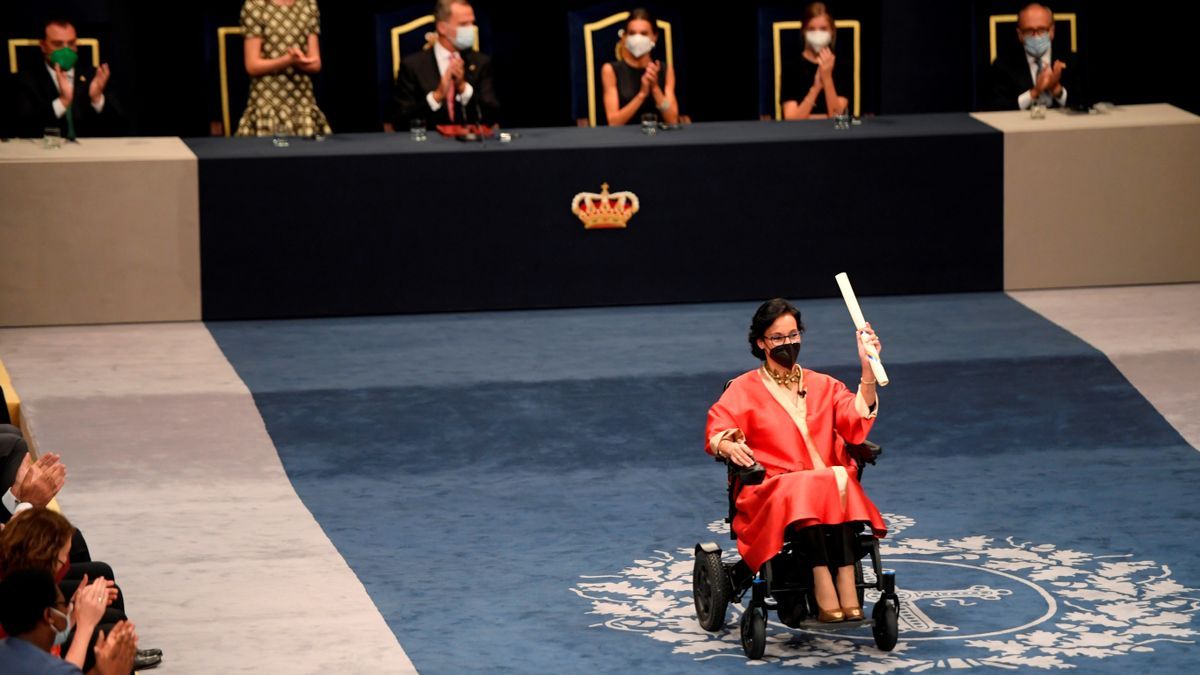 Teresa Perales en los premios Princesa de Asturias 2021