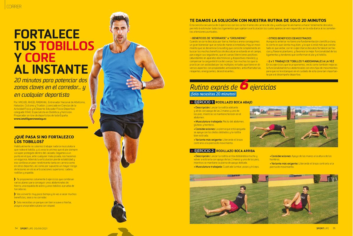 La rutina de 20 minutos que te hará mejorar como corredor, en Sport Life de noviembre 2021