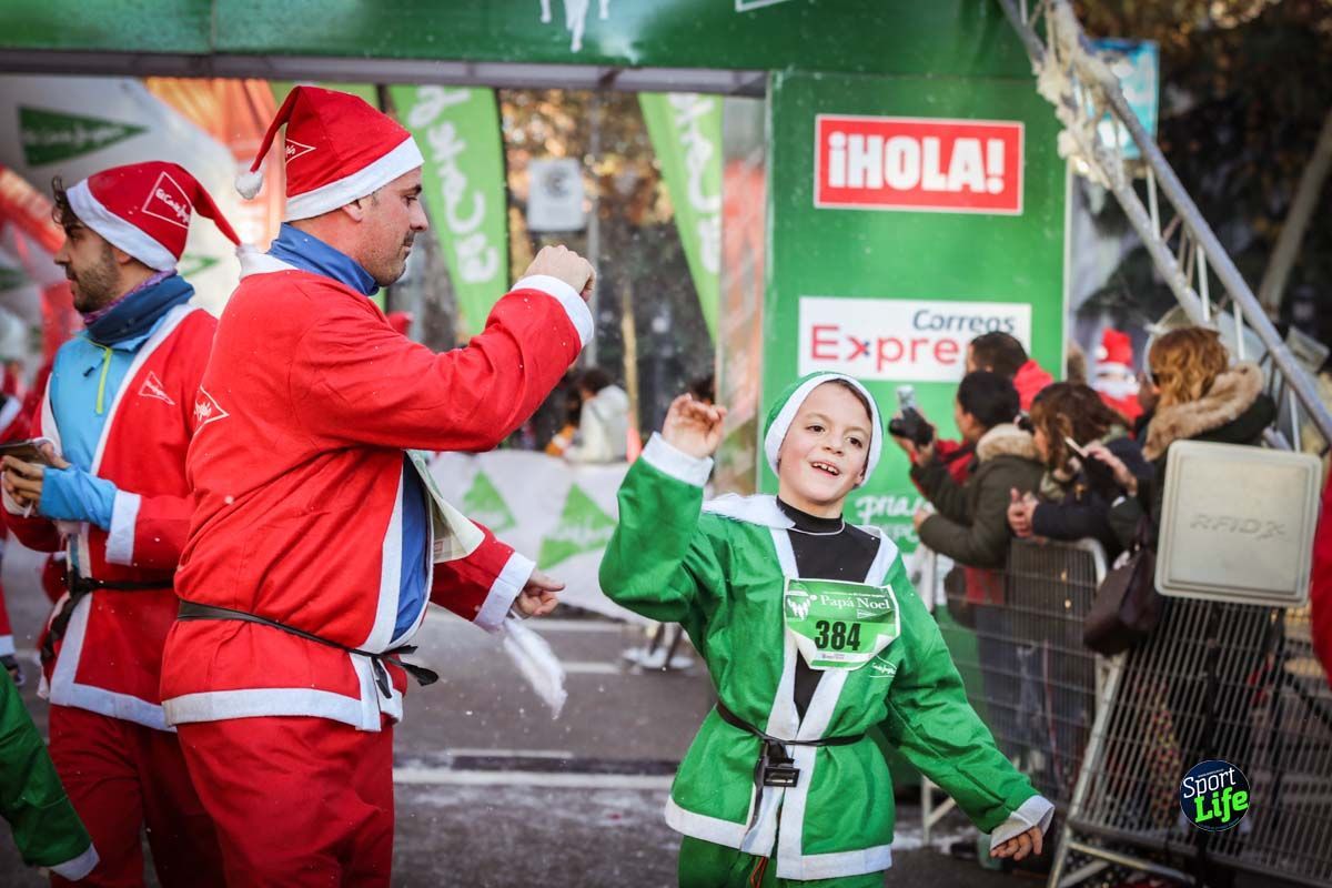 La Carrera Papa Noel es una de las mejores para hacer en familia