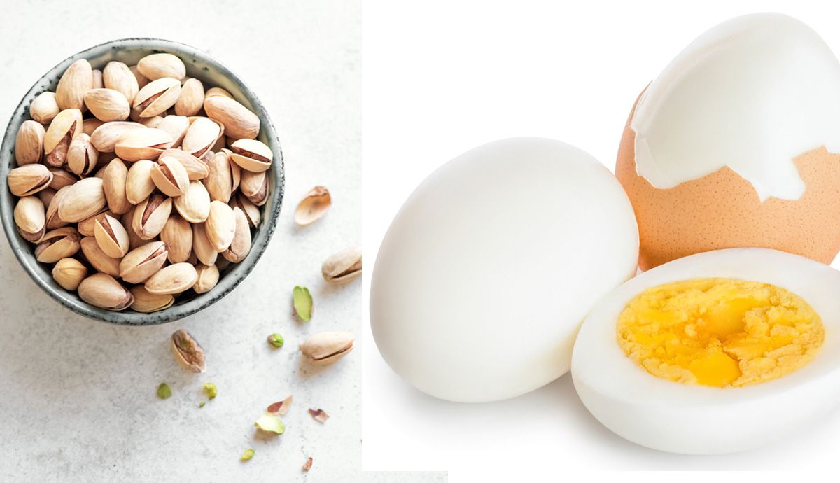 Proteinas del pistacho frente a la del huevo