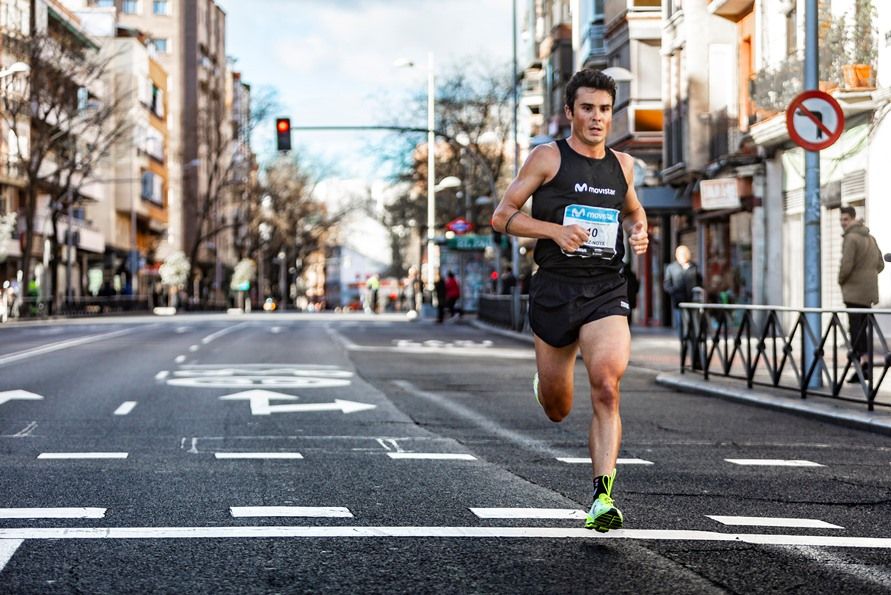 Javi Gómez Noya, pentacampeón del mundo de triatlón, estrella del Movistar Medio Maratón de Madrid 2021