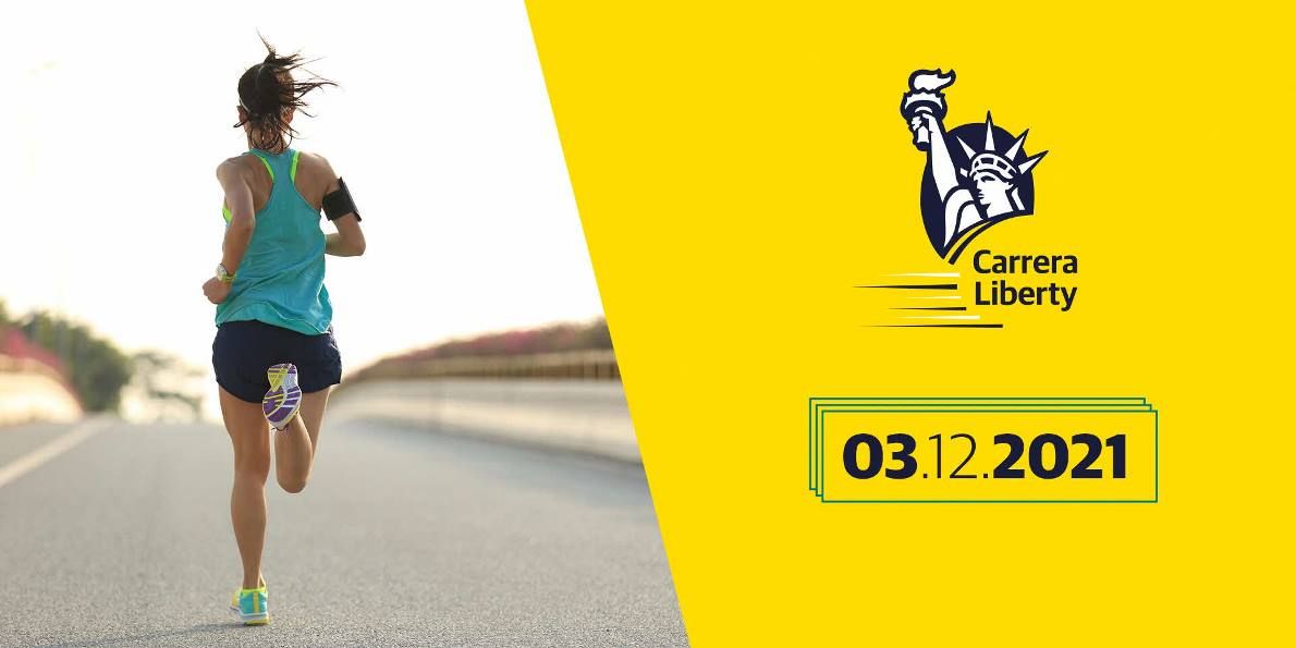 Imagen oficial de la Carrera Liberty coincidiendo con el día de las personas con discapacidad