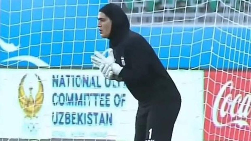 Zohreh Koudaei , la polémica portera de la selección femenina iraní