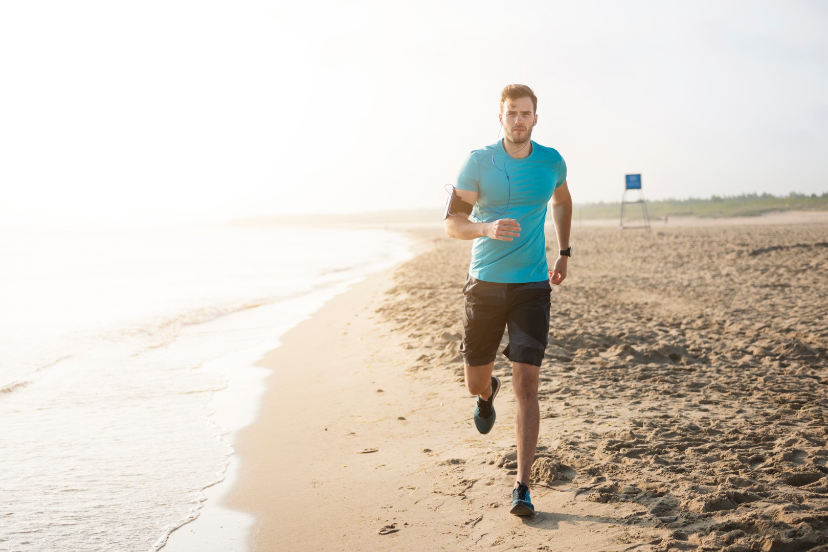 La playa no es una buena opción para correr