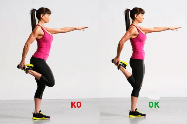 Cuádriceps rodilla hacia abajo