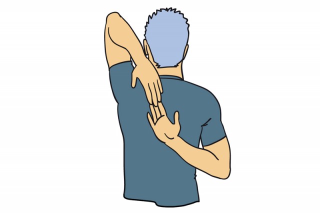 Buena movilidad articular hombros 