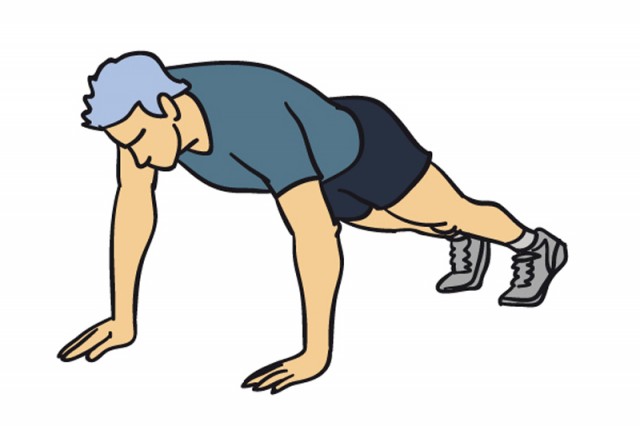 Test push-up hombre