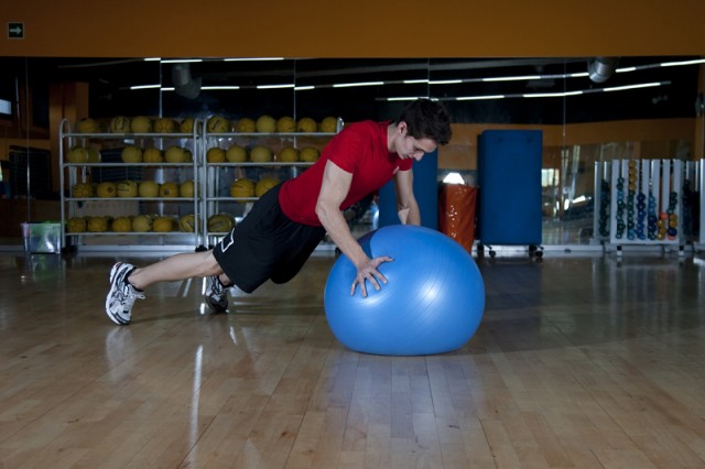 Fondos fitness ball