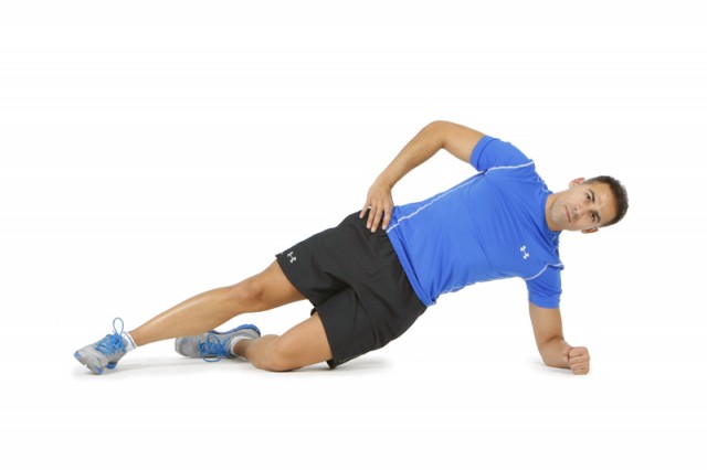 Tumbado lateral con rodilla flexionada