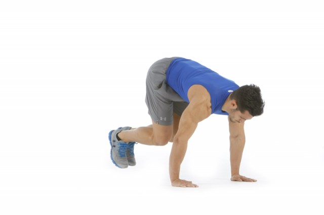 Abdominales flexión tronco segundo movimiento