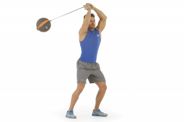 abdominales giros con balón