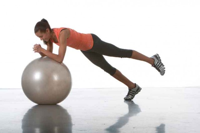 Cintura isométrico prono fitnessball