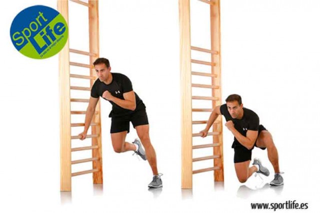 Squat a una pierna lateral