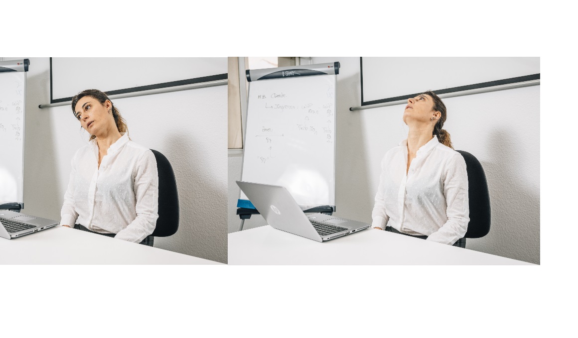 Corrección postural y activación muscular en la oficina