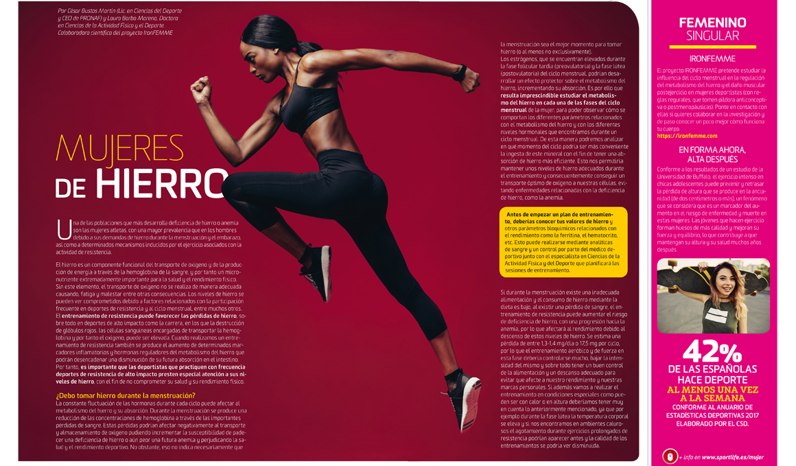 Ya está aquí la revista Sport Life de agosto y viene muy bien acompañada