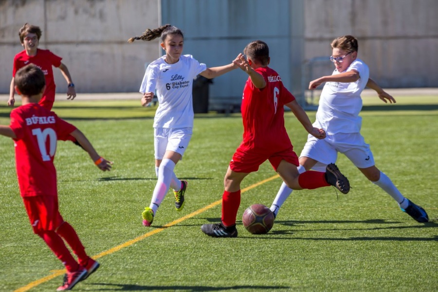 Pequeños deportistas y diabetes