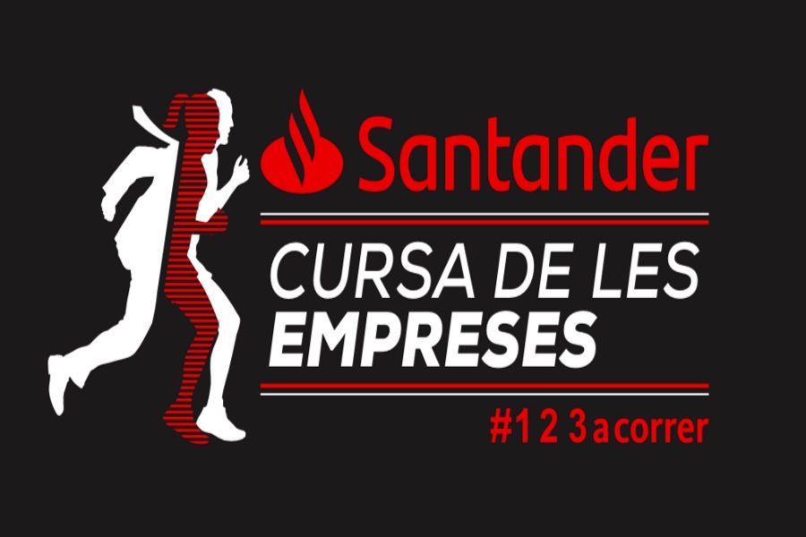 La Cursa de les Empreses y el Banco Santander unen sus caminos
