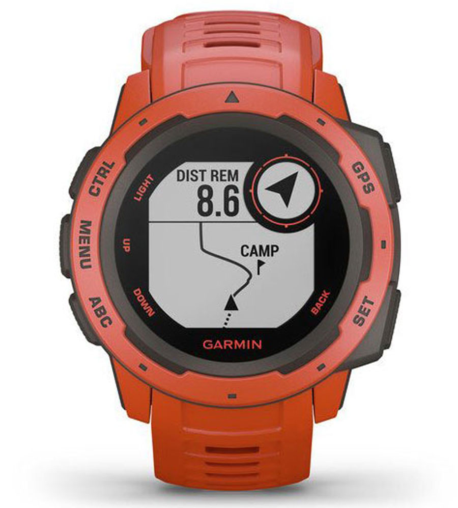Con el Garmin Instinct podrás seguir tracks previamente cargados o hacer trackback sobre tu recorrido actual.