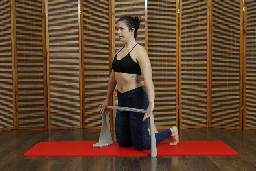 Practica pilates adaptado en el postparto