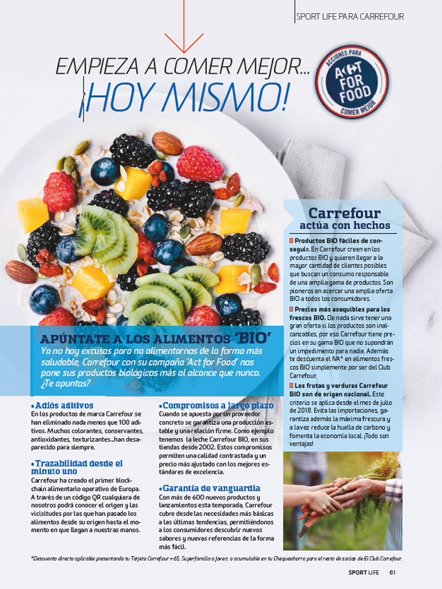 Intolerancias y problemas digestivos para un deportista