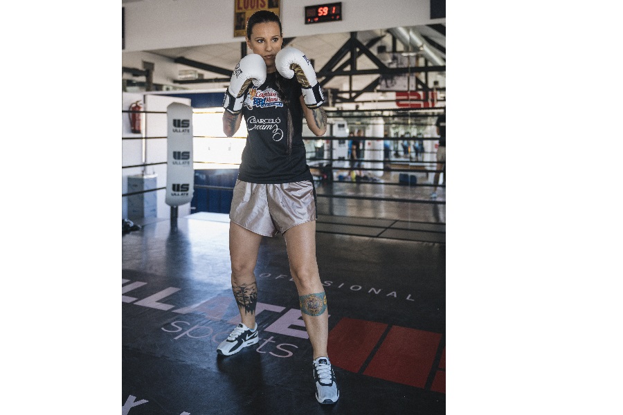 Una masterclass de boxeo con Joana Pastrana