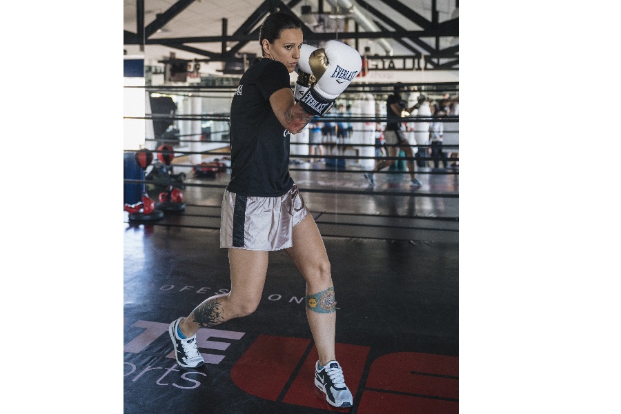 Una masterclass de boxeo con Joana Pastrana