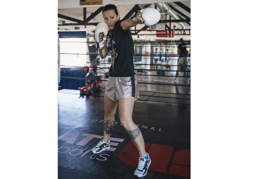 Una masterclass de boxeo con Joana Pastrana