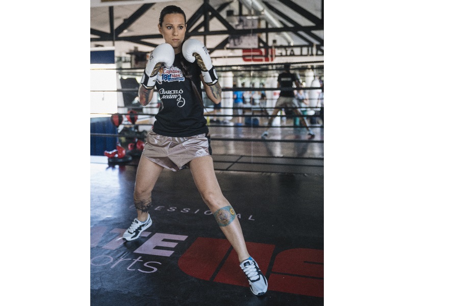 Una masterclass de boxeo con Joana Pastrana